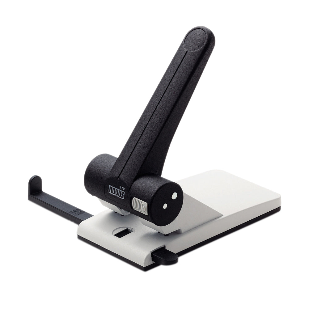 Perforator Novus B265, 65 coli, negru Perforator Novus B265, 65 coli, negru